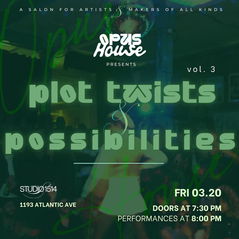 Cover Image for Opus House: Plot Twists & Possibilities