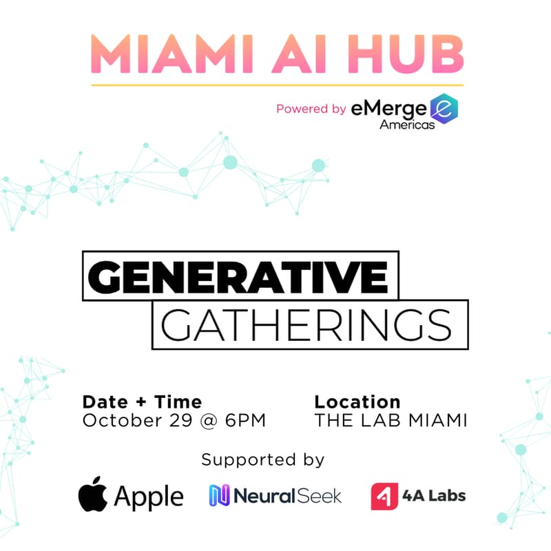 Cover Image for Miami AI Hub - Generative Gatherings with Apple