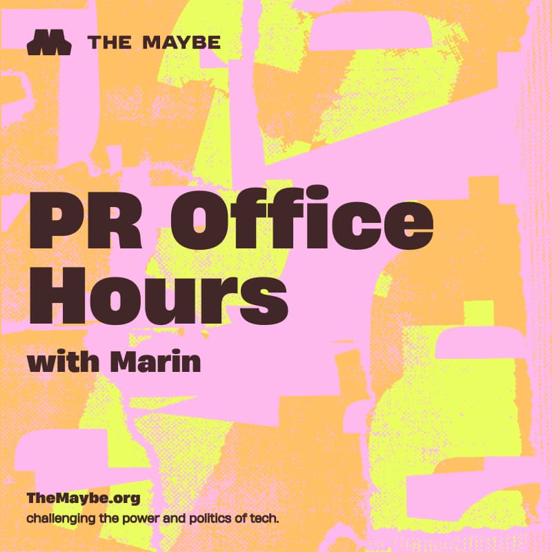 Cover Image for PR Office Hours, with Marin