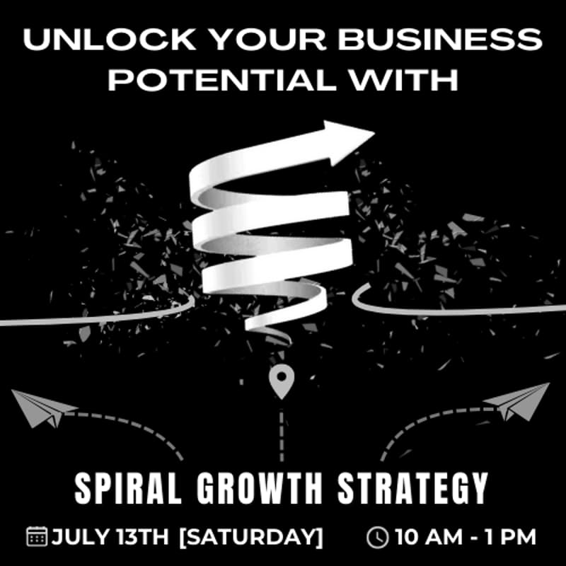 Unlock Your Business Potential With Spiral Growth Strategy · Zoom · Luma