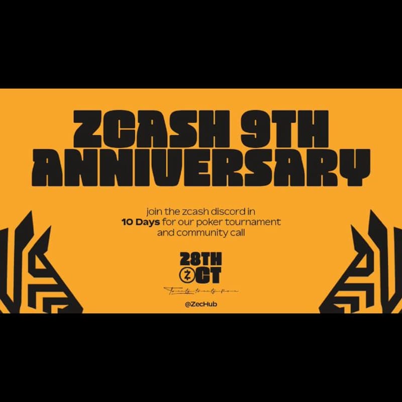 Cover Image for Zcash 9th Anniversary: Poker Night 4.0