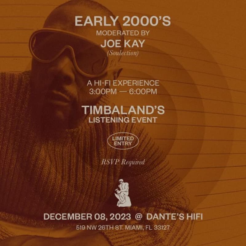 Cover Image for Timbaland's Album Listening at Dante's HiFi