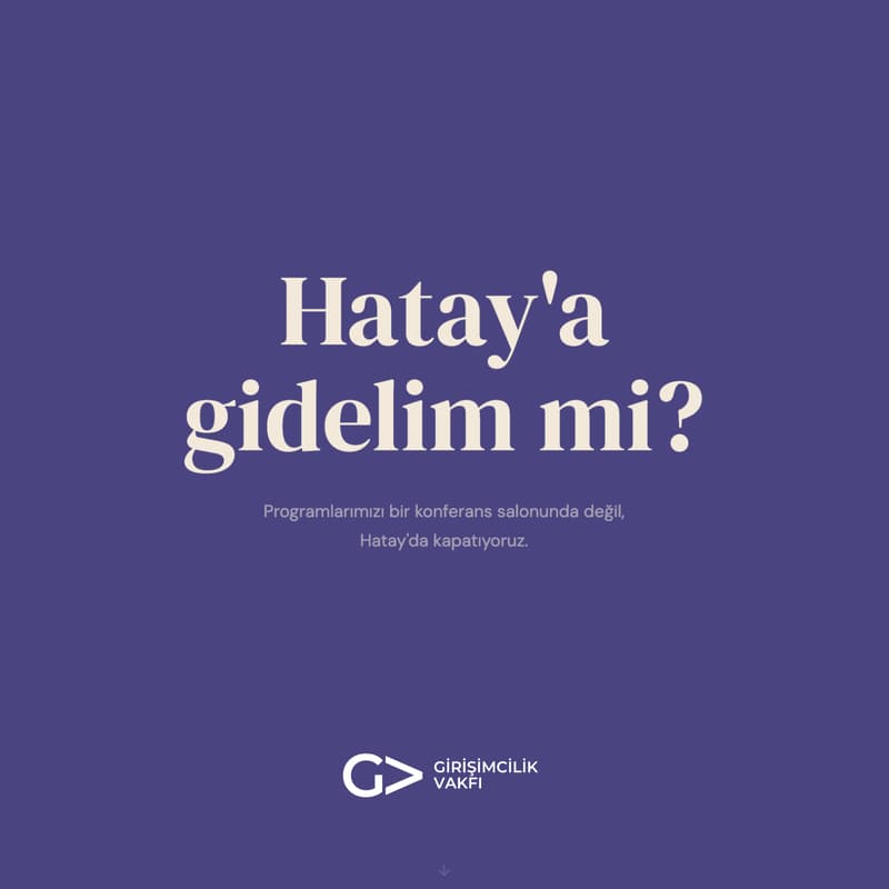 Cover Image for GİRVAK Programları: Hatay Buluşması