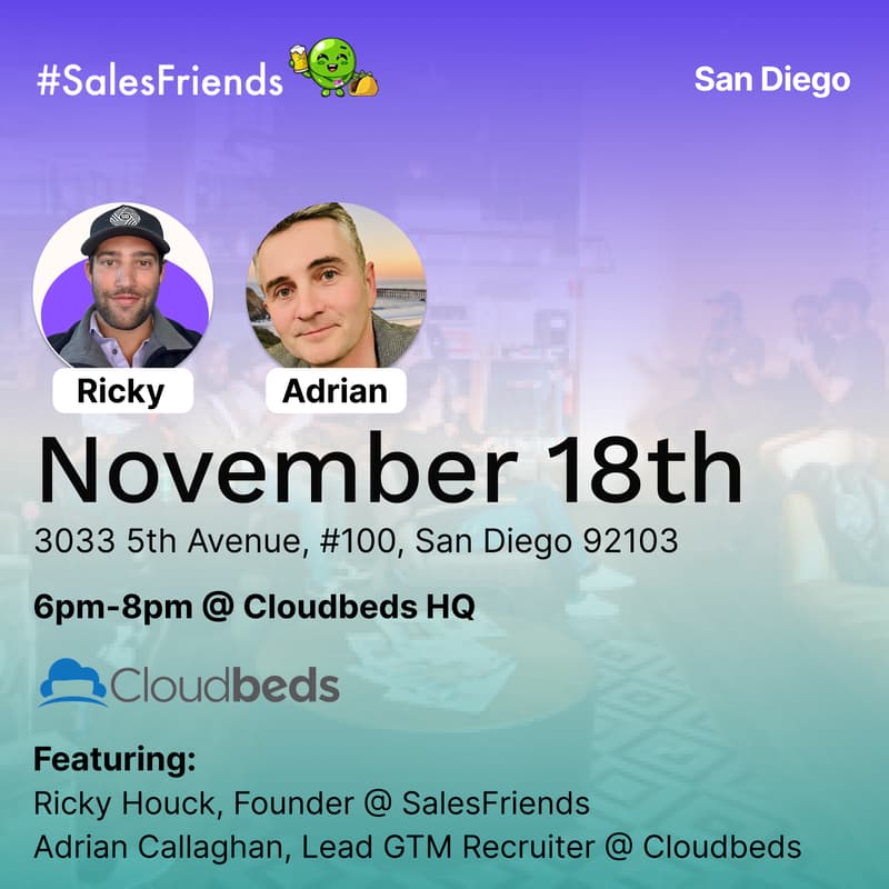 Cover Image for Sales & GTM Recruiting | #SalesFriends