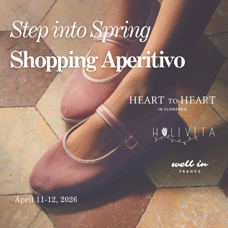 Cover Image for Step into Spring Shopping Aperitivo — Heart to Heart x Holivita