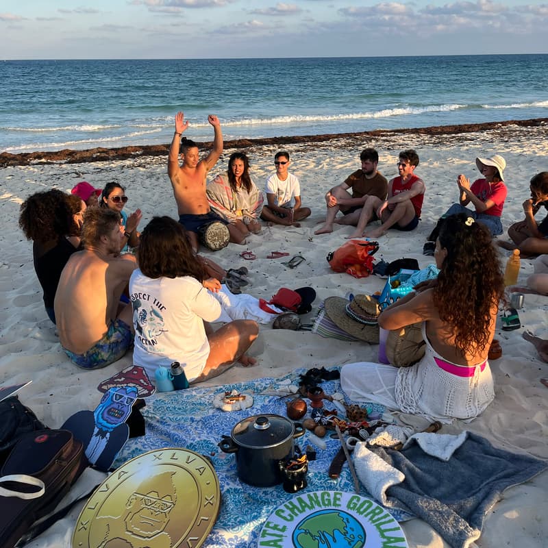 Cover Image for 1st Beach Clean Up & Ceremony Punta Piedra, Tulúm 2026