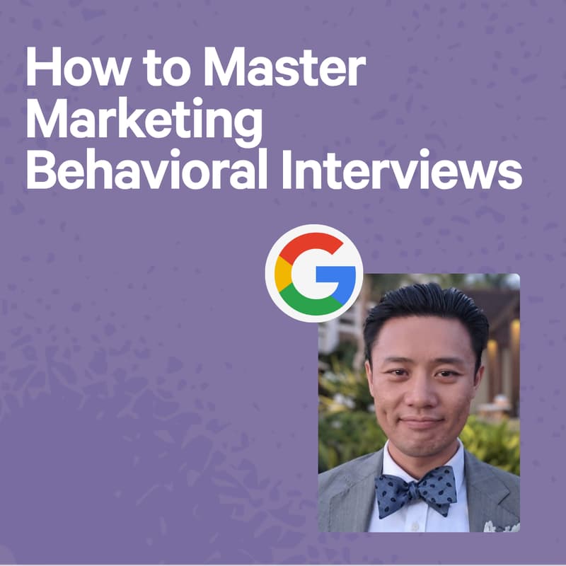 Cover Image for How to Master Marketing Behavioral Interviews