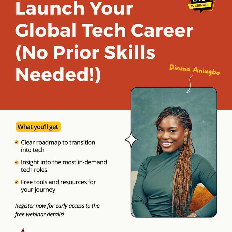 Cover Image for 🚀 From Zero to Tech - Launch Your Global Tech Career