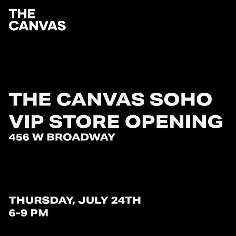 Cover Image for VIP Store Opening: The Canvas SoHo