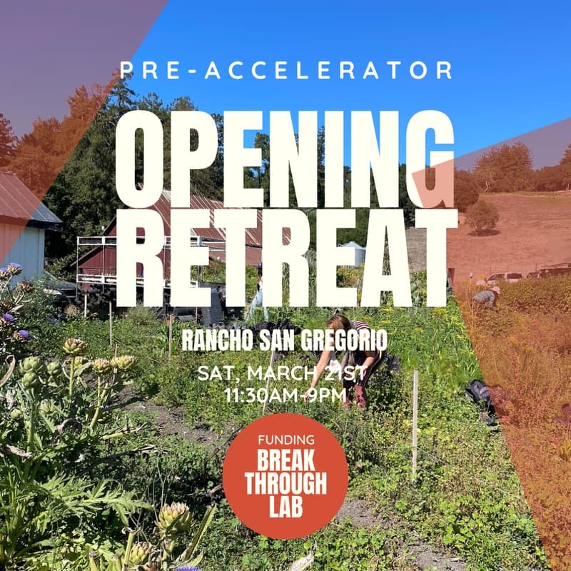 Cover Image for Funding Breakthrough Lab: Opening Retreat
