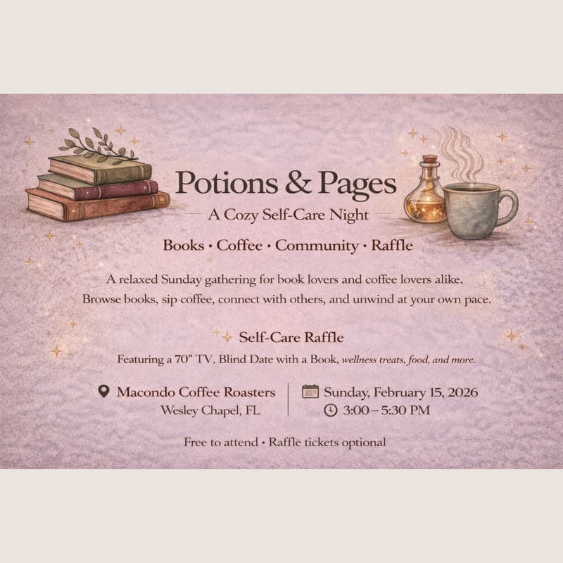 Cover Image for Potions & Pages: A Cozy Self-Care Gathering
