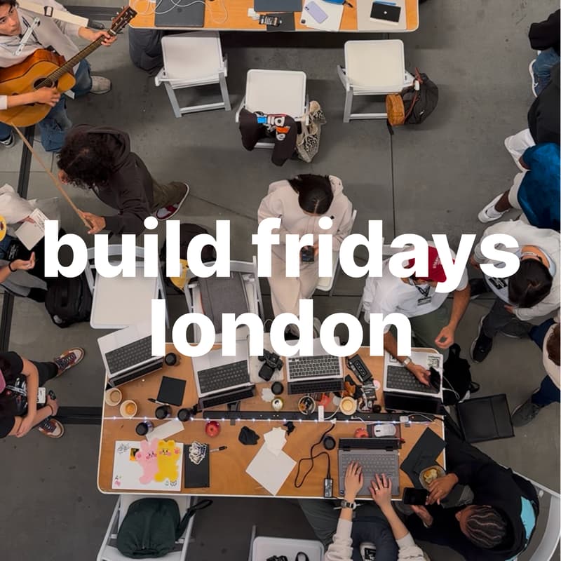 Cover Image for build fridays london - work on your startup alongside others (bring laptop)