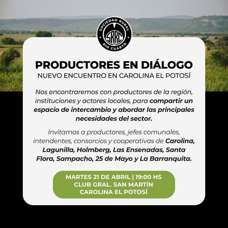 Cover Image for PRODUCTORES EN DIÁLOGO: Nuevo encuentro en Carolina El Potosí