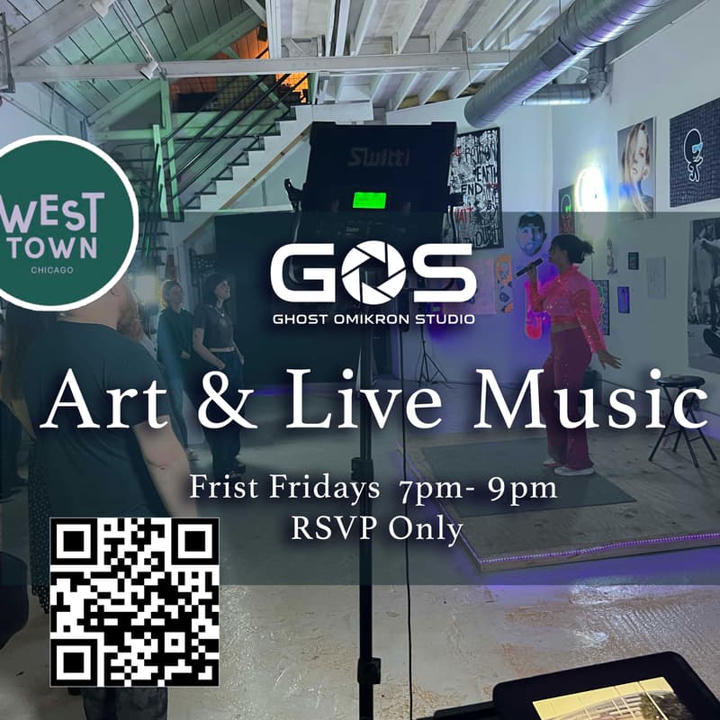 Cover Image for West Town First Friday @ GOS Open Studio + Art + Music