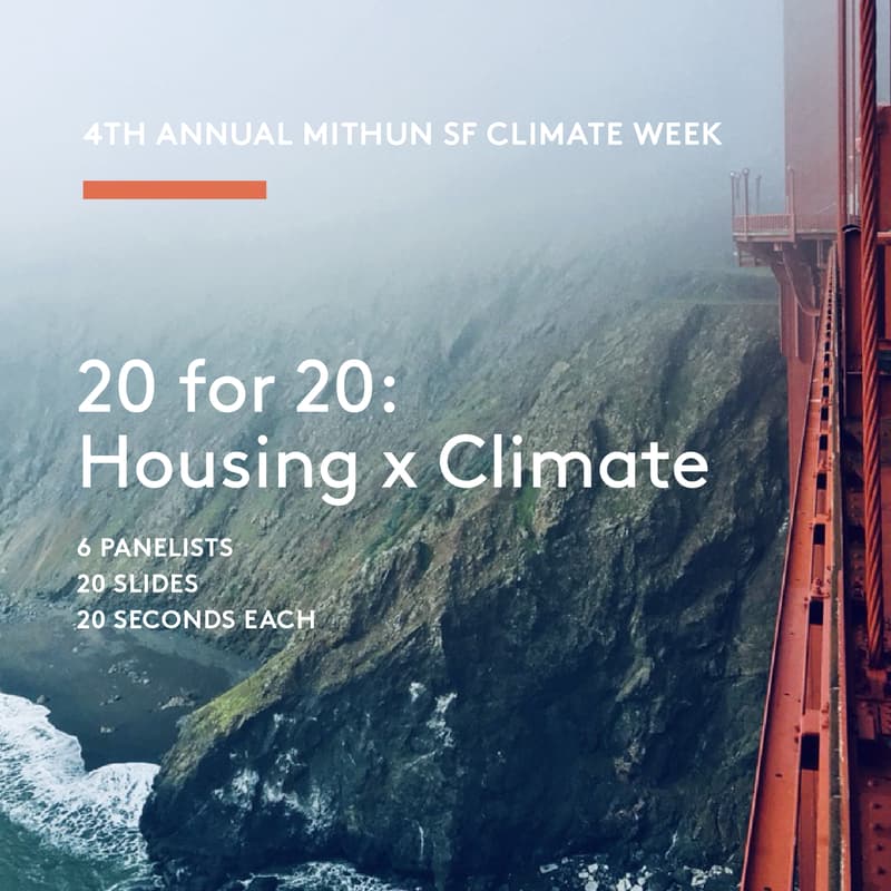 Cover Image for 20 for 20 Housing X Climate