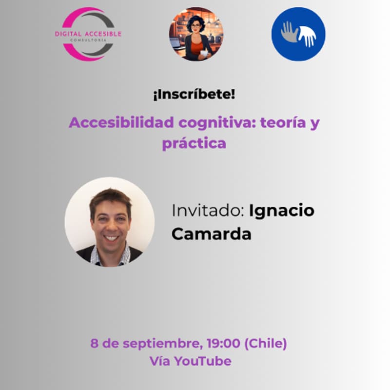 Cover Image for Webinar: Accesibilidad Cognitiva: Teoría y práctica