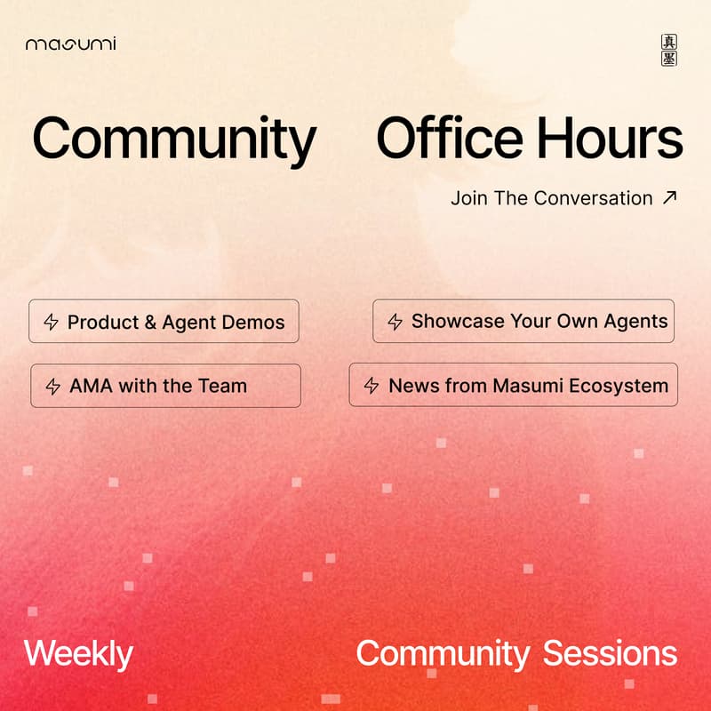Cover Image for Masumi Office Hours