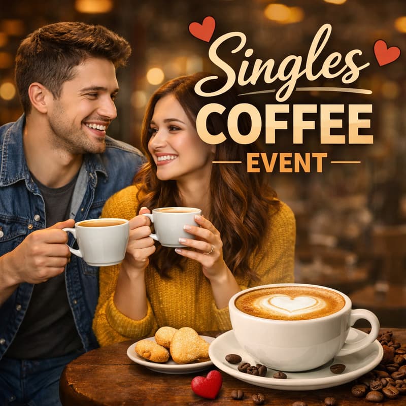 Cover Image for Singles Coffee Event