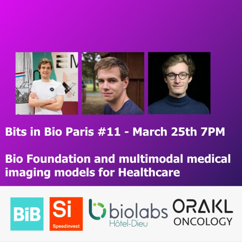 Cover Image for BiB Paris : Bio Foundation and multimodal medical imaging models for Healthcare