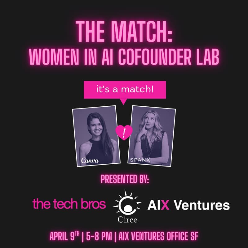 Cover Image for The Match: Women in AI Co‑Founder Lab
