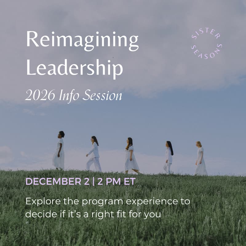 Cover Image for Reimagining Leadership: 2026 Info Session