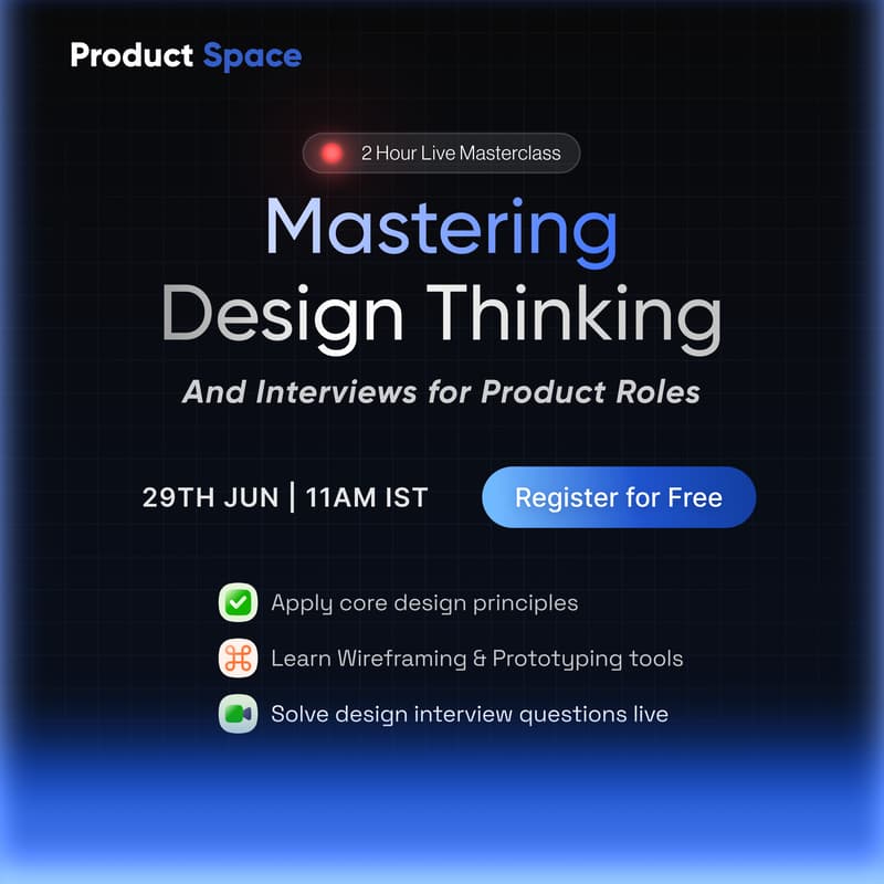 Cover Image for Mastering Design Thinking and Interviews for Product Roles