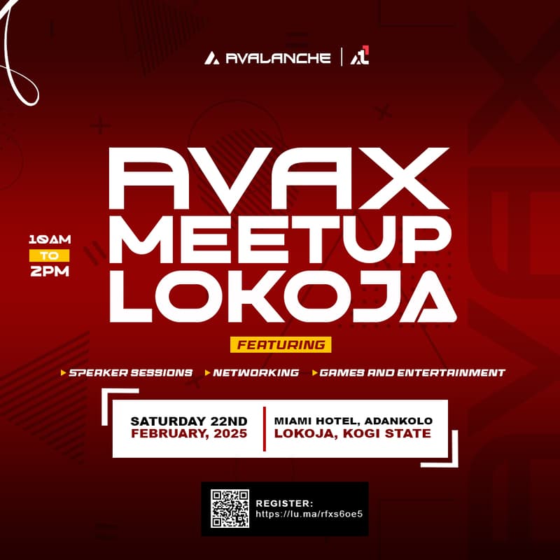 Cover Image for Avax Lokoja Meetup: Post-Valentine 💕❤️