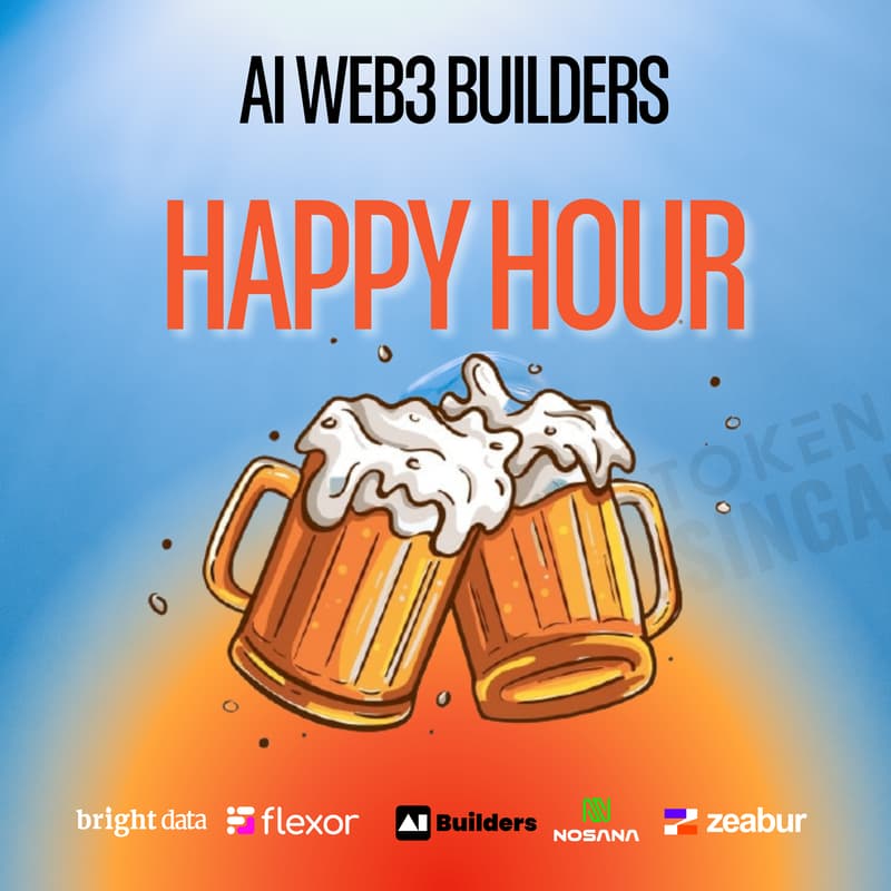 Cover Image for AI Web3 Builders Token2049 Happy Hour