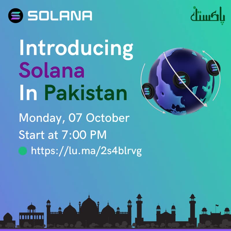 Cover Image for 🚀 Introduction to Solana & Blockchain in Pakistan 🚀