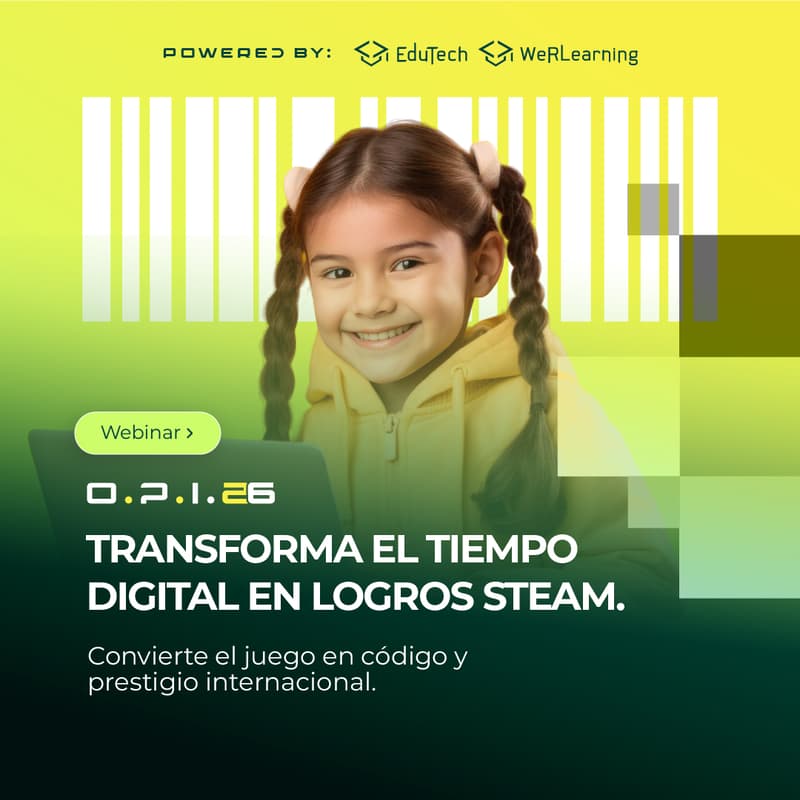 Cover Image for Transforma el Tiempo Digital en Logros STEAM: Convierte el juego en código y prestigio internacional.