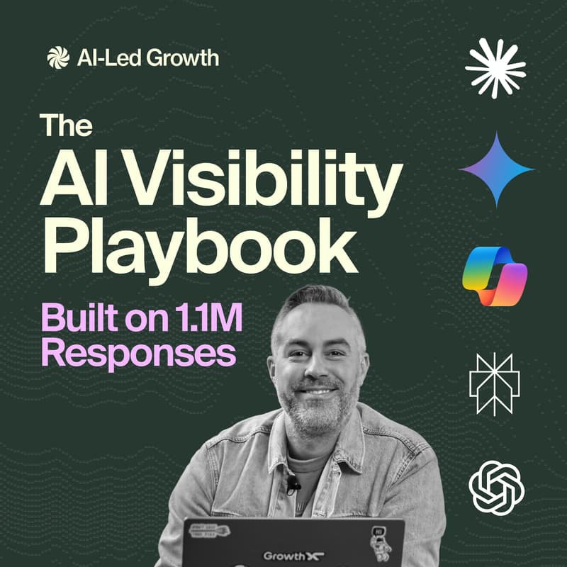 Cover Image for The AI Visibility Playbook Built on 1.1M Responses (tool included!)