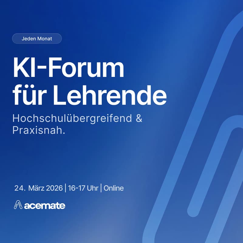 Cover Image for KI-Forum für Lehrende | März 2026