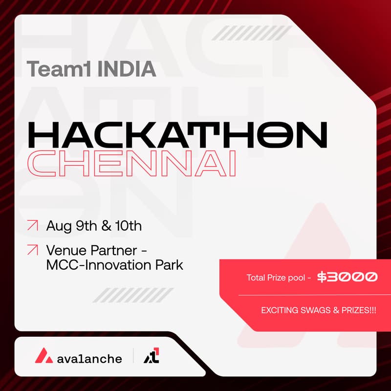 Cover Image for Team1 Hackathon: Chennai