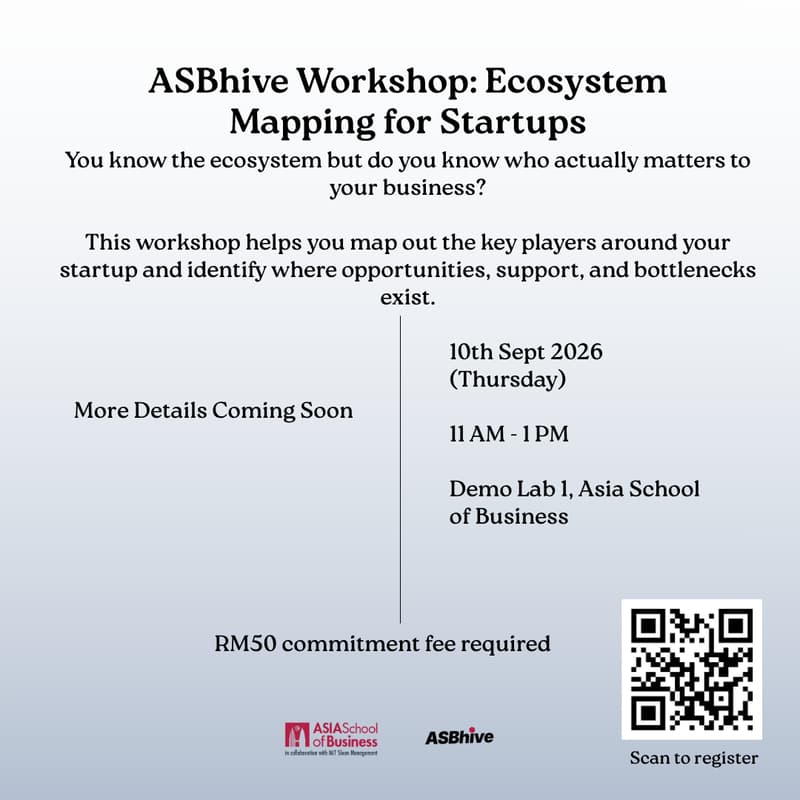 Cover Image for ASBhive Workshop : Ecosystem Mapping for Startups