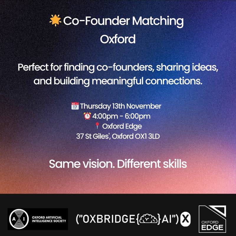 Cover Image for Co-Founder Matching Oxford
