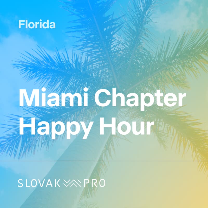 Cover Image for Slovak PRO Miami Chapter Happy Hour