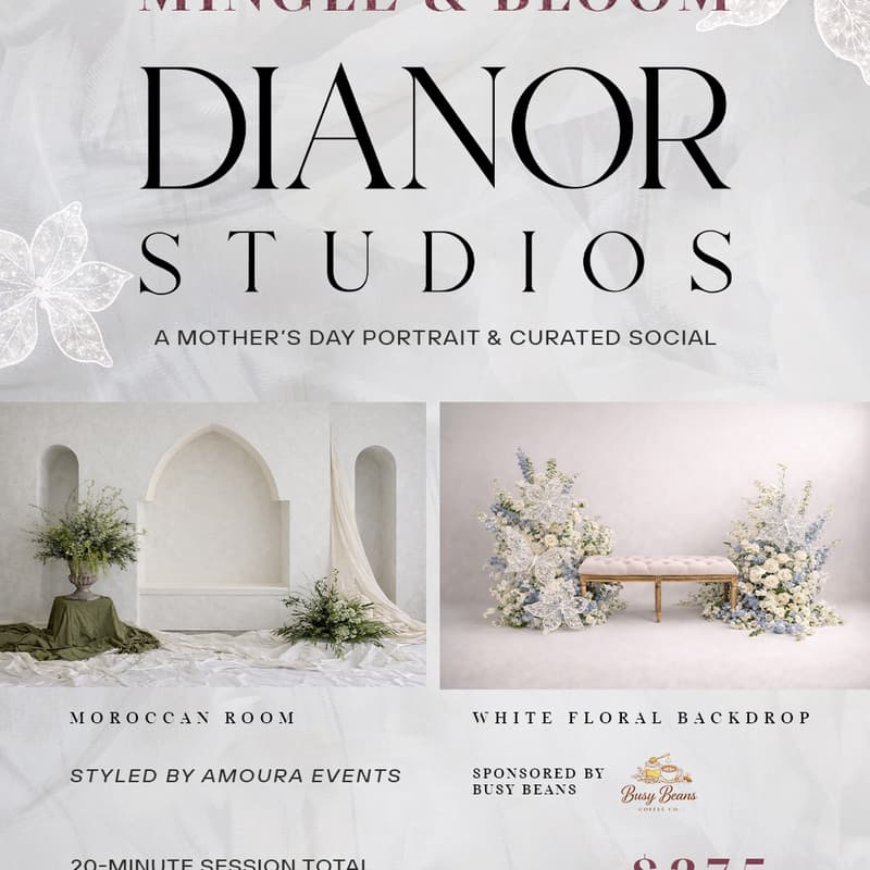 Cover Image for Mingle & Bloom — Mother’s Day Portrait Experience