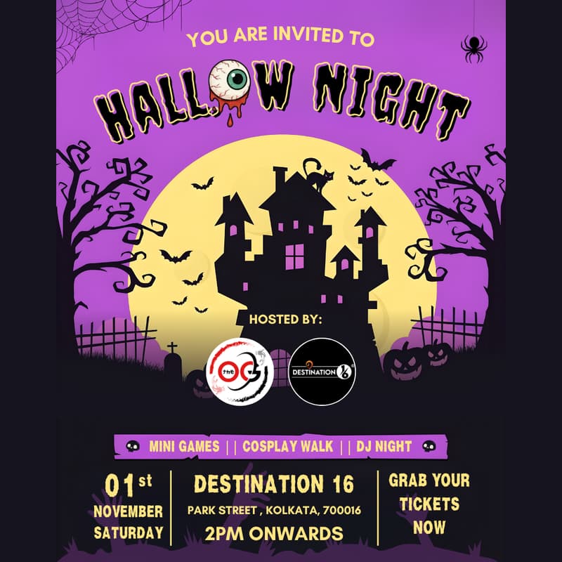 Cover Image for 🎃 HALLOW NIGHT – The Ultimate Halloween Bash 👻