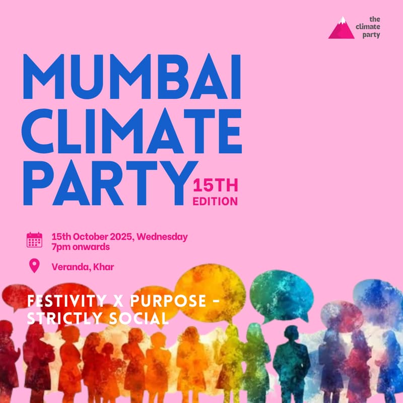 Cover Image for Mumbai Climate Party | Festivity x Purpose - strictly social!
