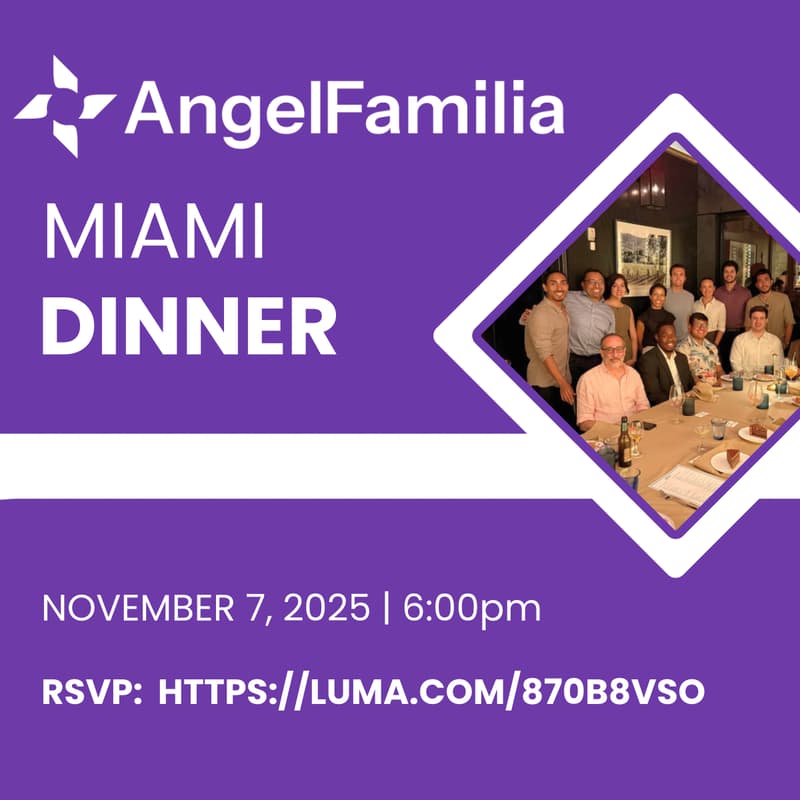 Cover Image for AngelFamilia Dinner Miami | Nov 7th