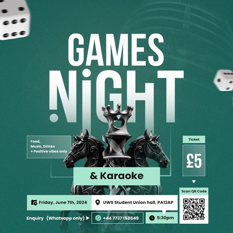 Cover Image for Games Night & Karaoke