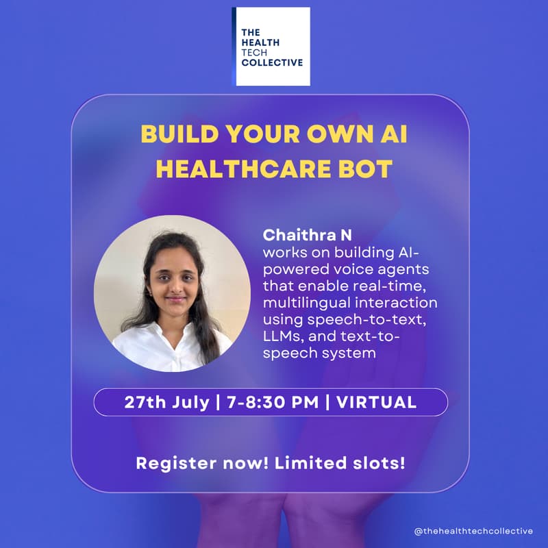 Cover Image for Build your own healthcare voicebot — vibe code with us!