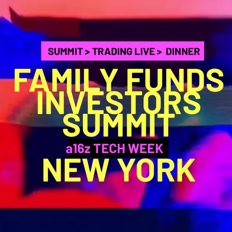Cover Image for 🇺🇸 Family Offices Investors Summit 🥂🕯Michelin‑Dinner· Trading Live📍NYC📍June 1-7 #a16z #TechWeek🇺🇸