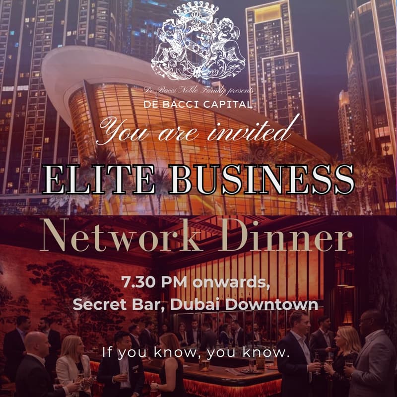 Cover Image for Elite Business Dinner at Secret Bar ✨