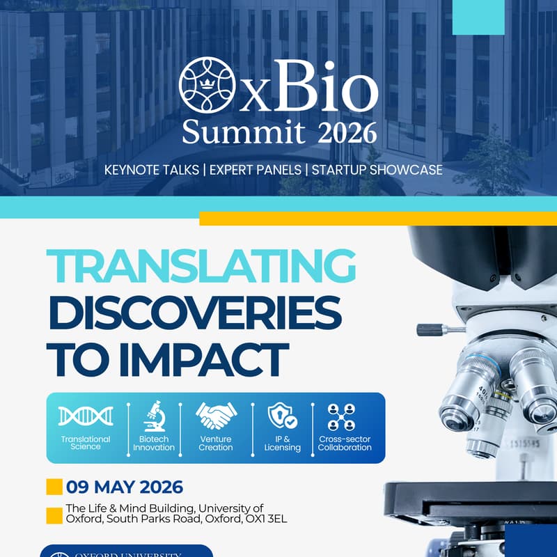 Cover Image for OxBio Startup Showcase 2026