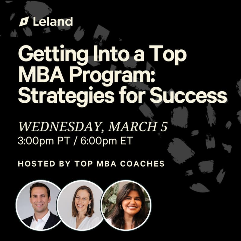 Cover Image for Getting Into a Top MBA Program: Strategies for Success