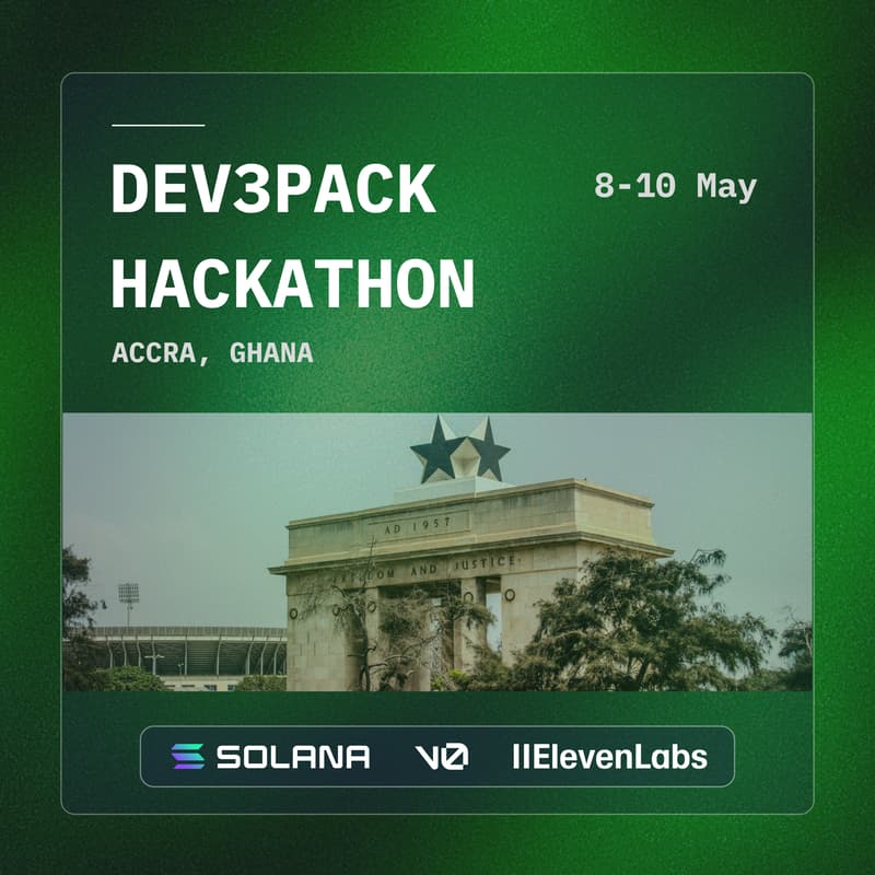 Cover Image for Dev3pack Hackathon, Accra 🇬🇭