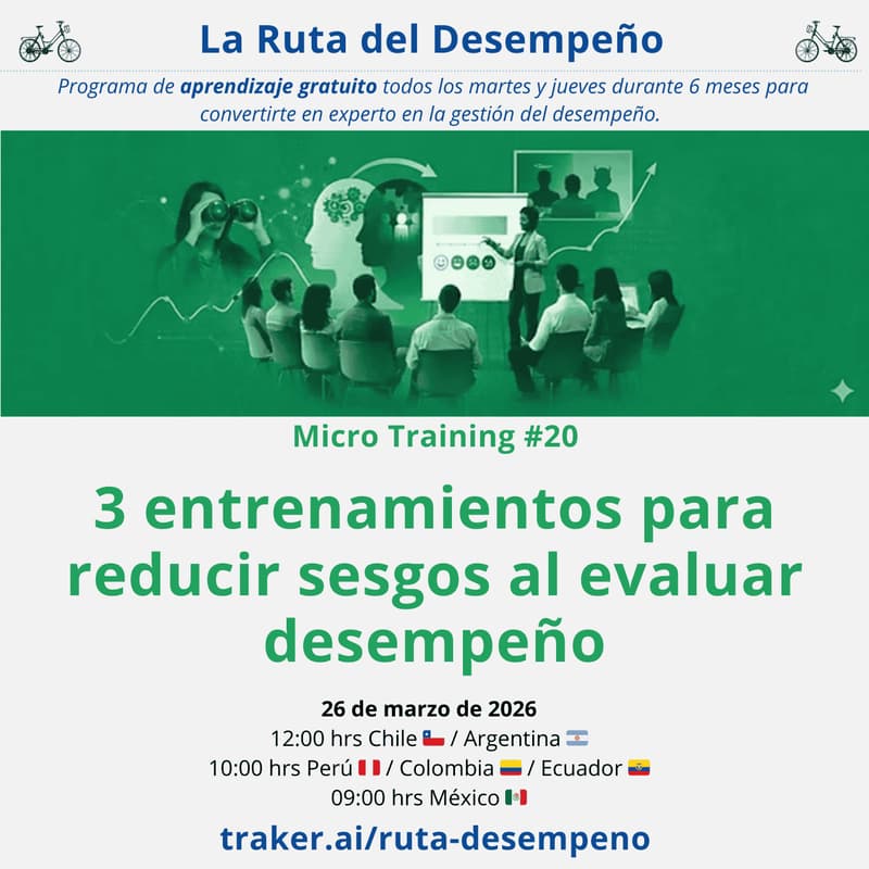 Cover Image for MicroTraining #20 3 entrenamientos para reducir sesgos al evaluar desempeño