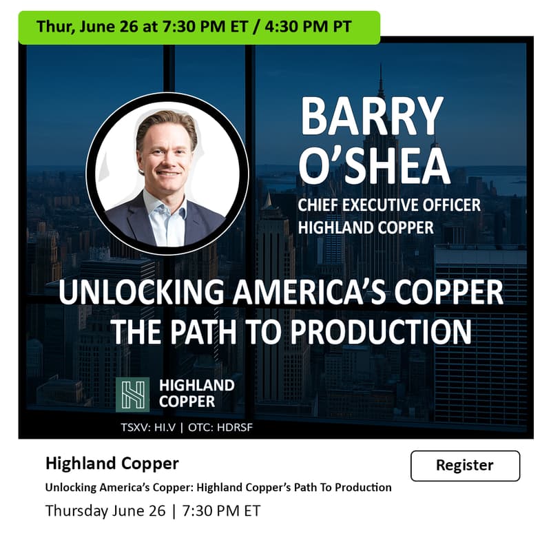 Cover Image for Unlocking America's Copper: Highland Copper’s Path to Production