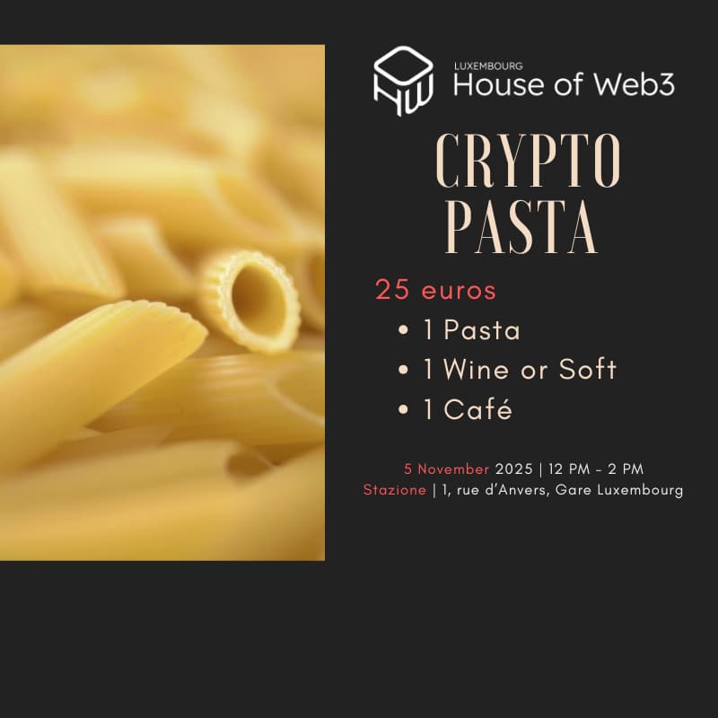 Cover Image for Crypto Pasta Lunch - House of Web3